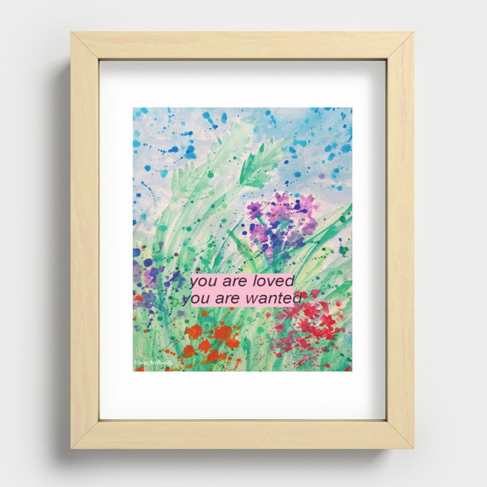 You Are Wanted Recessed Framed Print