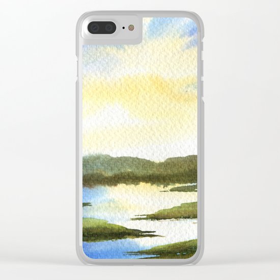 Sunburst Clear iPhone Case