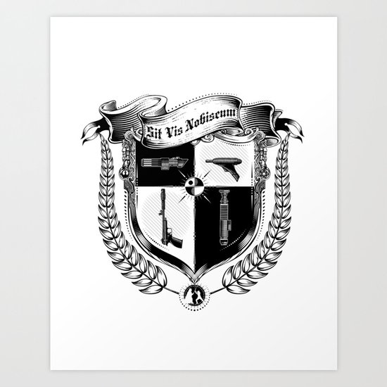 Sit Vis Nobiscum Art Print