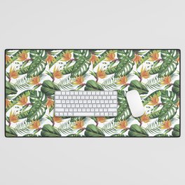 Oranges and Lemons, Watercolor Prints of Food Desk Mat