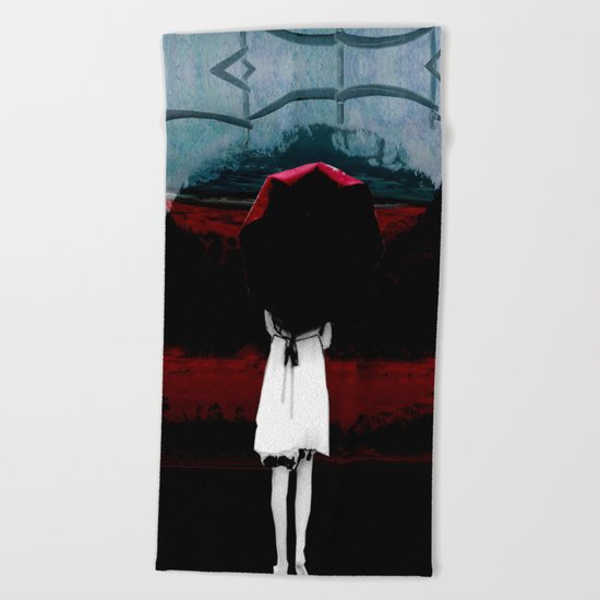 Heaven Is Perfect For Hell Beach Towel