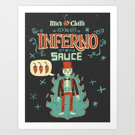 Inferno Art Print