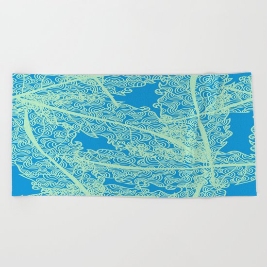 Welcome To The Sea Jungle Beach Towel