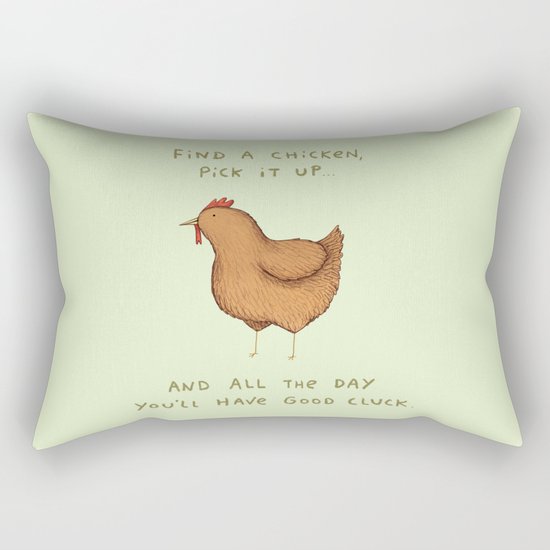 Good Cluck Rectangular Pillow