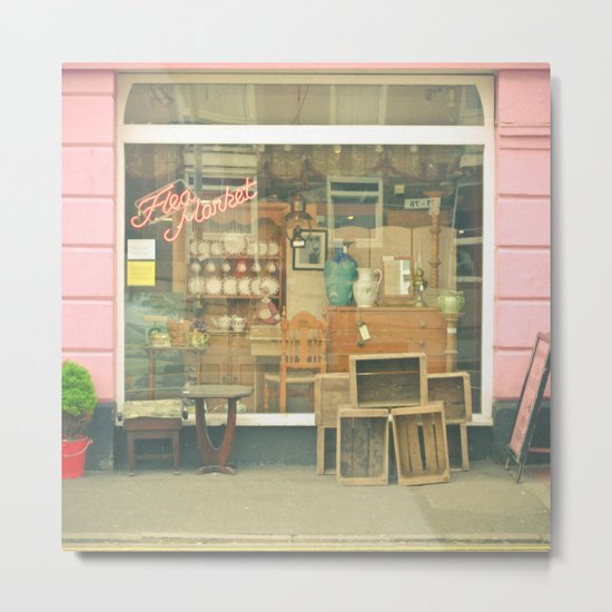 Market Metal Print