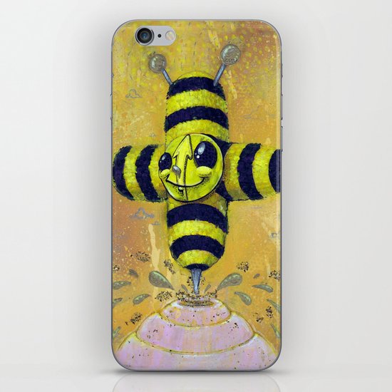 Bee Positive iPhone & iPod Skin