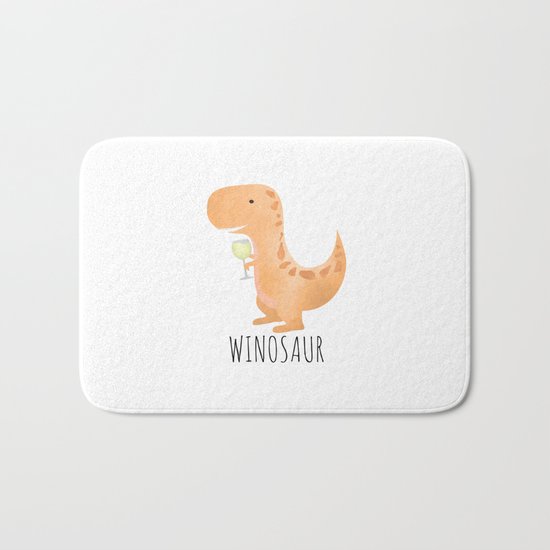 Winosaur | White Wine Bath Mat