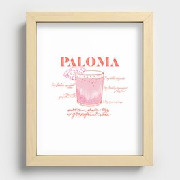 Paloma Recessed Framed Print