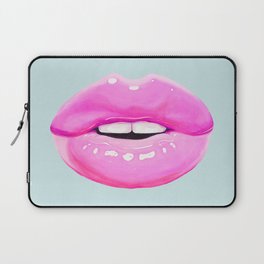 Fashion pink lips Laptop Sleeve