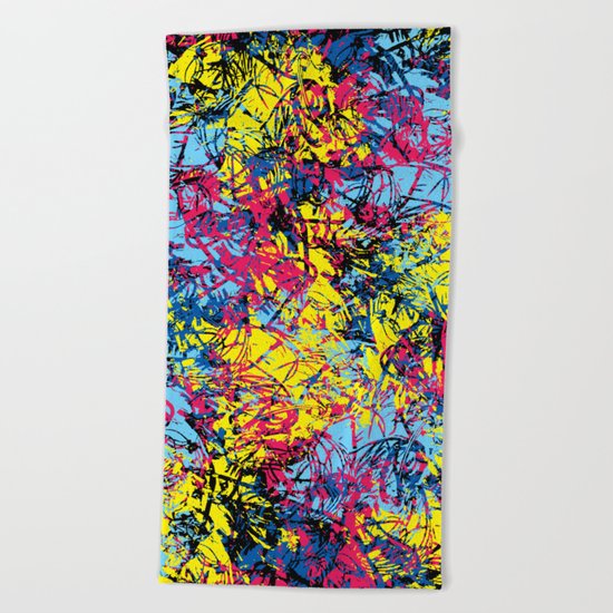 Abstract 6 Beach Towel