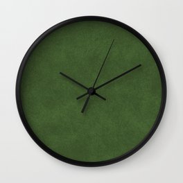 Classic Green Felt Fabric Wall Clock