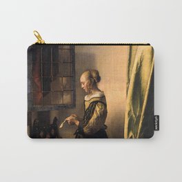 Johannes Vermeer "Girl Reading a Letter at an Open Window" Carry-All Pouch