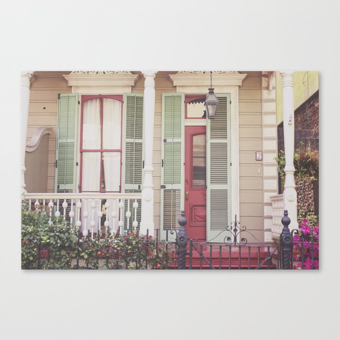 Bywater Beauty x New Orleans French Quarter Photography Canvas Print