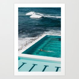 Bondi Icebergs Club I art print Art Print