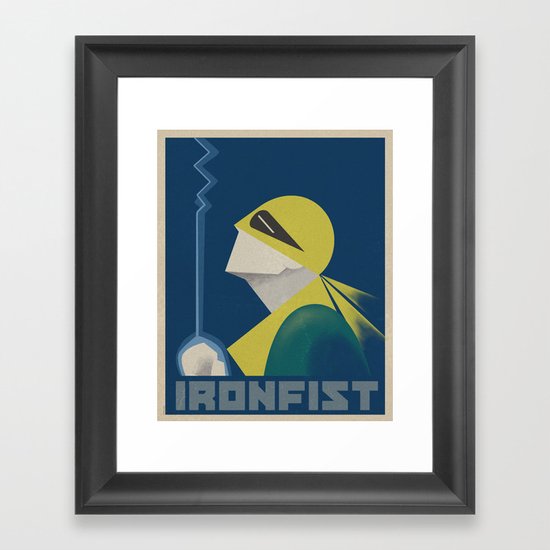 IronFist - Yong spirit Framed Art Print