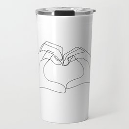 Hand Heart Travel Mug