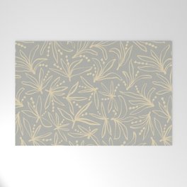 Lily Flower Pattern #3 Welcome Mat