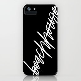Beachhouse Signature Case Black iPhone Case