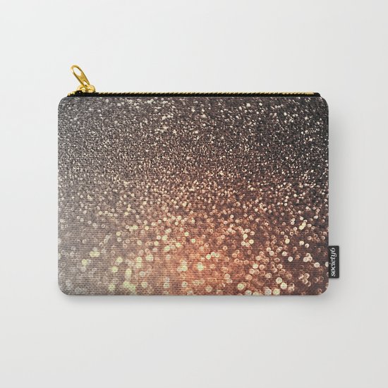 Tortilla brown Glitter effect - Sparkle and Glamour on #Society6 Carry-All Pouch