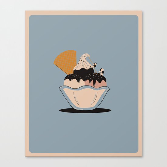 Climbing the Rocky Road Canvas Print