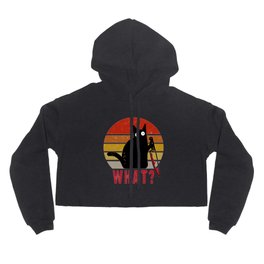 Black cat with knife what ? Hoody