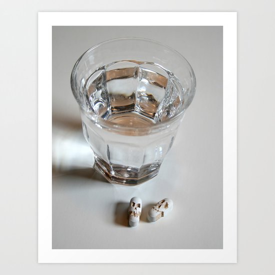 64. Take Two Skulls Art Print