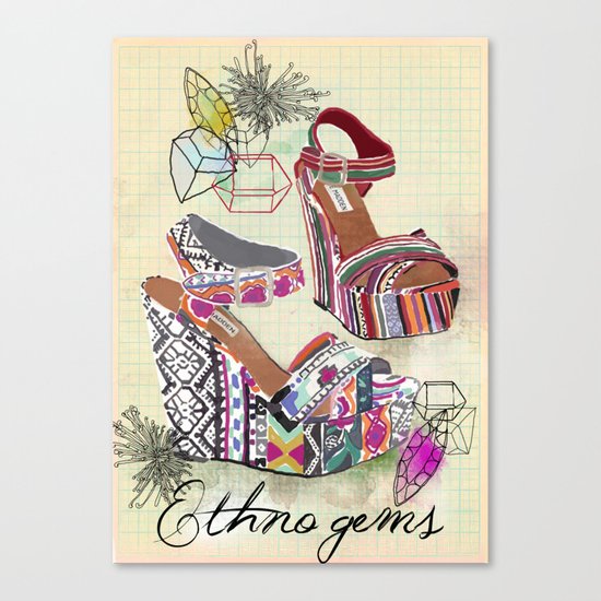 Ethno Gems Canvas Print