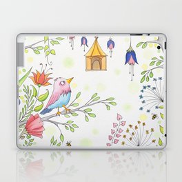 garden and bird Laptop & iPad Skin