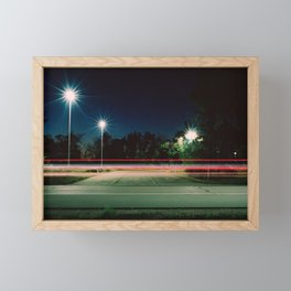 Suburban Lights Framed Mini Art Print