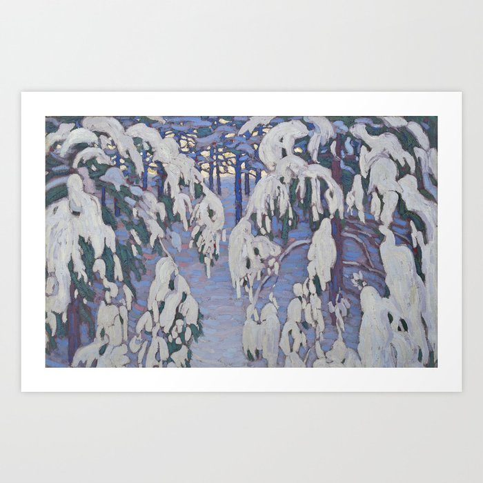 Lawren Harris - Snow Fantasy 1917 Art Print