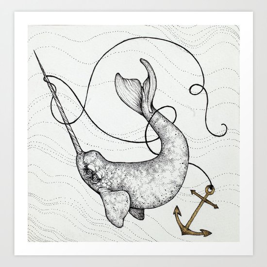 "Uncharted Waters" art print Art Print