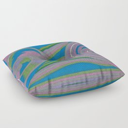 Energetic swirls Floor Pillow