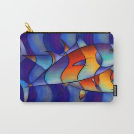 Cassanella - dream fish Carry-All Pouch | Illustration, Abstract, Digital, Colourfulfish, Digitalfish, Crazyfish, Fishpaint, Abstractfish, Painting, Colourful 