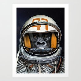 Space Ape Art Print