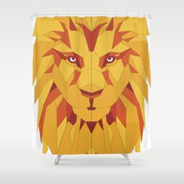 Lion King Portrait Shower Curtain