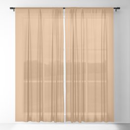 Kombucha Tan Sheer Curtain