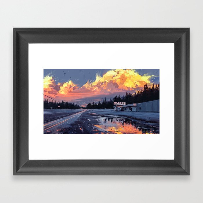 Horizon Framed Art Print