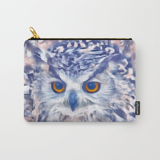 Fluffy owl Carry-All Pouch