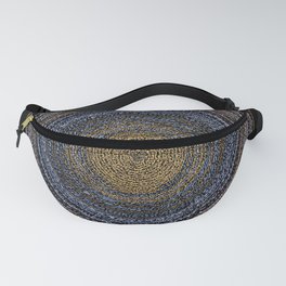 Light in the night asemic calligraphy for home & office decoration Fanny Pack