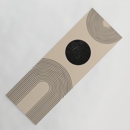 Sienna - Mid Century Modern Abstract Art Yoga Mat