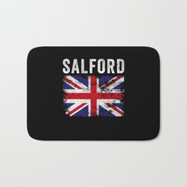 Salford UK Flag England Souvenir Bath Mat | Unionjack, Gift, Graphicdesign, Travel, Greatbritain, Holiday, Girls, Present, Awesome, Birthday 