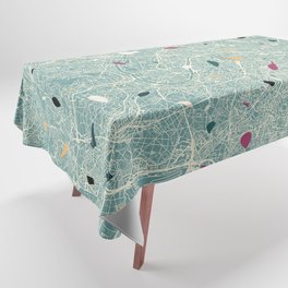 Paris - Authentic City Map - France - Minimalist Tablecloth