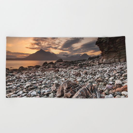 Beach lac Ecosse 4 Beach Towel