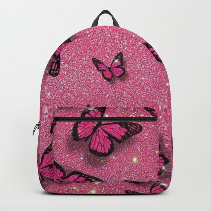 Pink butterfly on sale backpack