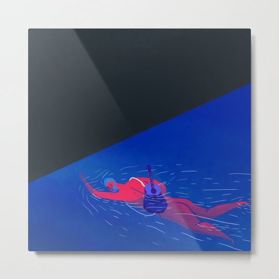 Go Long Metal Print