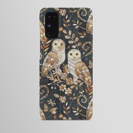 Wooden Wonderland Barn Owl Collage Android Case