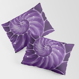Ultra Violet Chambered Nautilus 2 Pillow Sham