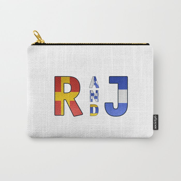 Romeo and Juliet - Navy Code Carry-All Pouch