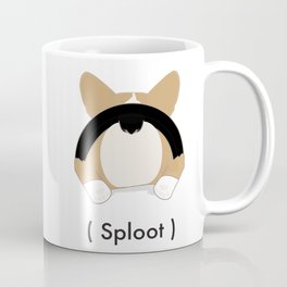 Tri Corgi Sploot Coffee Mug