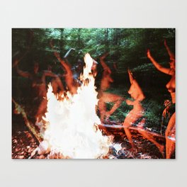 When there's nothing left to burn you have to set your self on fire.  Canvas Print